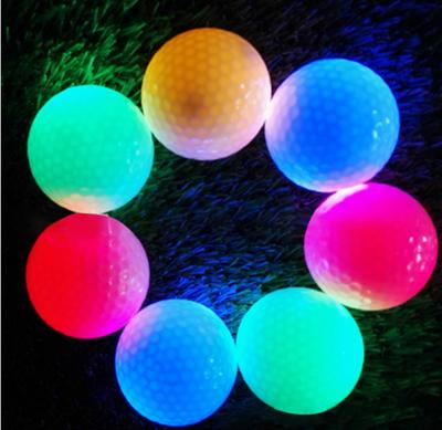 China Practice And Training Manufacturer Customized Colored Golf Ball Led Glow Golf Balls for sale