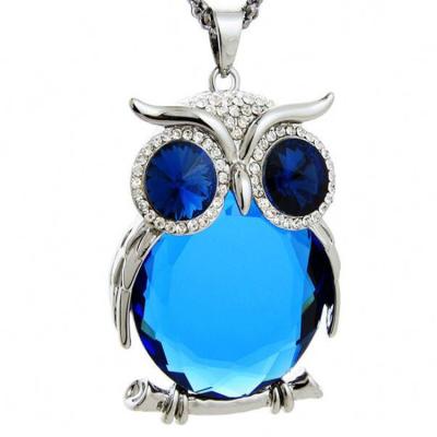 China FASHIONABLE Butterfly Owl Crystal Pendant Necklace by Jane Eyre Wholesale Animal Fox for Women Sweater Long Chain for sale