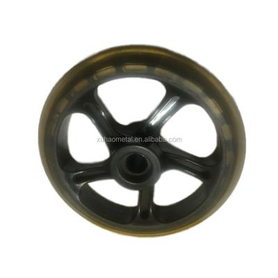 China PU Plastic Wear Resistant Wheel Custom Plastic Parts for sale