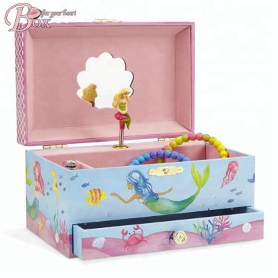 China High Quality Custom Paper Music Box Handmade Wedding Music Box Ballerina for sale