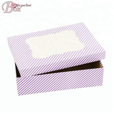 China Baby Handmade Custom Stripe Storage Box Toy Storage Household Wholesale Gift Wrapping Paper Box for sale