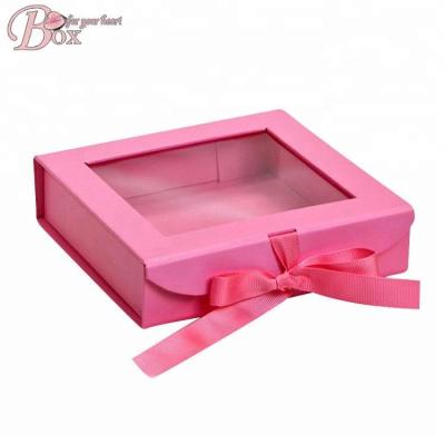 China Fashion Handmade Decoration Ribbon Box Custom Paper Gift Packaging Boxes Gift Box Wholesale for sale