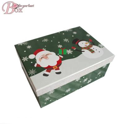 China Wholesale Handmade Packaging Stationary Boxed Storage Santa Clothes Christmas Set Gift Box for sale