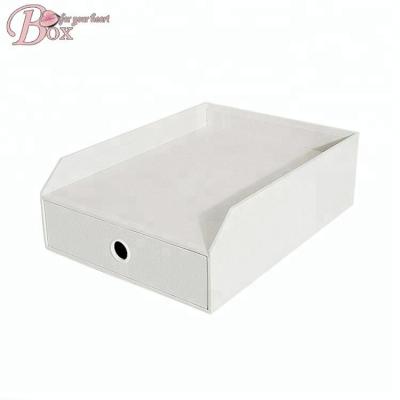 China Viable Wholesale Custom Printing Paper Files Organized Box School Supplies Stationery Box for sale