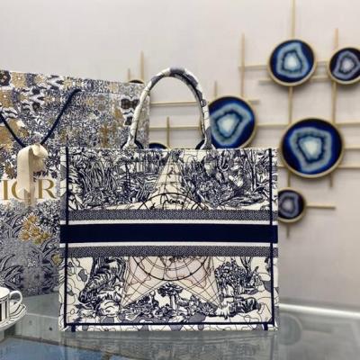 China Famous Fashion Brand Handbag Embroidery Tending Handbags Tote Bag Canvas Shopping Bags Good Quality Luxury Handbags For Women for sale