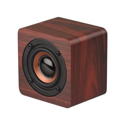 China Car Mini Super Low Noise Mode Home Theater Surround Magic Creative Amplifier Wireless Powered Wireless Wooden Speaker BT Speaker for sale