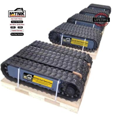 China 6 ton rubberen spoor chassis kruiper spoor onderstel voor graafmachines en OEM-service Te koop