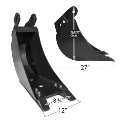 Chine Q345B/NM400 Mini-excavatrice avec bouteille pour la construction de précision à vendre