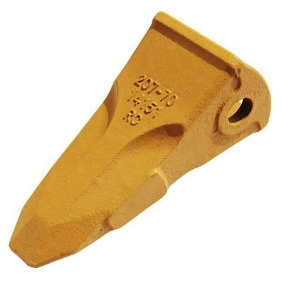 China Yellow Excavator Bucket Tooth and Adaptor Part Number 2077014151RC for HD Bucket Type for sale