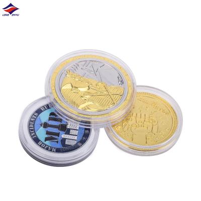 China Cheap Custom Zinc Alloy Metal Challenge Commemorative Coins Europe Loongzhiyu 17years Professional Coin Manufacturer for sale