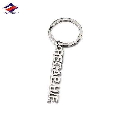 China Longzhiyu 17years metal key chain accessories factory metal key chains 3d logo personal wholesale custom hollow mini key chain for sale