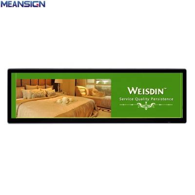 China New Size Indoor Customized Retail Store Stretched LCD Advertising Display Shelf Advertising Ultra Wide Screen for sale