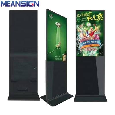 China 55 inch indoor wholesale digital android totem lcd advertising display vertical smart player floor stand medias players signage for sale