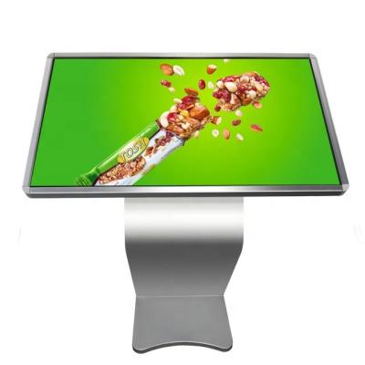 China Manufacturer Indoor 55 Inch LCD Digital Signage Touch Screen Monitors Horizontal Self Information Kiosk for sale