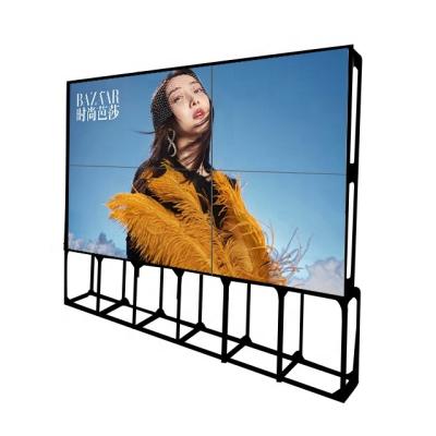 China Hd 1080P 3.5mm 46 55 65 Inch Indoor Advertising Display Video Wall Panel Price Ultra Shrink Bezel LCD Video Wall for sale