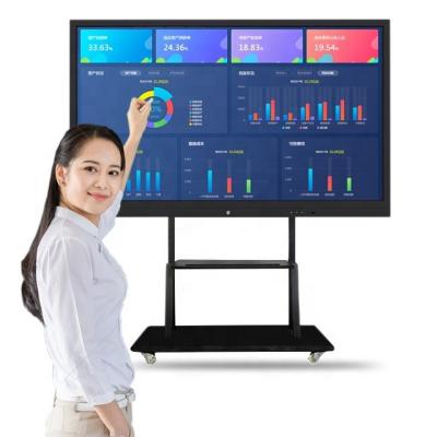 China Multi-touch 55Inch Electronic Interactive Whiteboard All In One Portable Touch Screen To Meet 1211.6*770.9mm for sale