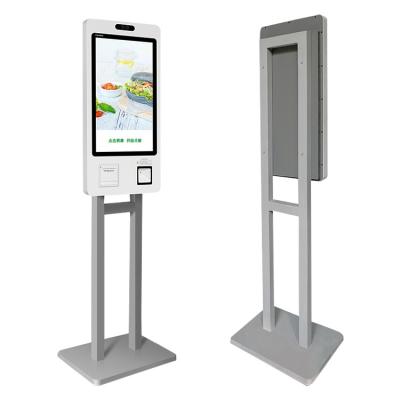 China Self Service Query 32inch Touch Screen Windows Food Kiosk Ordering Restaurant / Android System Self for sale