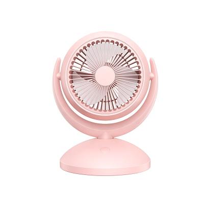 China Newest 7 Inch USB 2400mAh Desktop Fan Personal Mini Fan For Home Rechargeable Floor Fan Portable Table Desk Rechargeable Small for sale