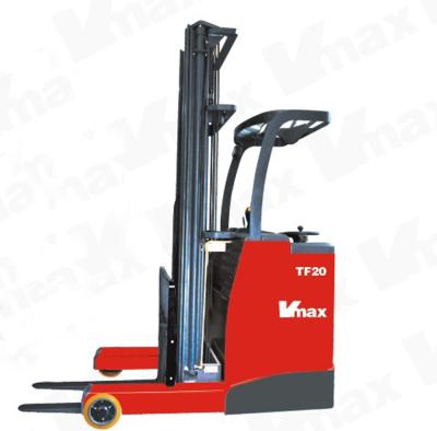 China Hotels factory price 1.5 ton 1.8 ton 2 ton 2.5 ton reach truck electric forklift with 5m 6m 7m 8m 10m lifting height and eps for sale