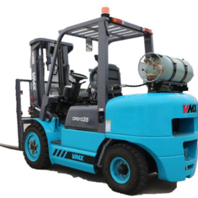 China High efficiency vmax brand 4 ton LPG&gas forklift with NISSAN engine for sale