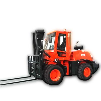 China Hotels Vmax Group 3.5tons Rough Terrain Forklift Lift Height Chian 4.5m For Best Price for sale