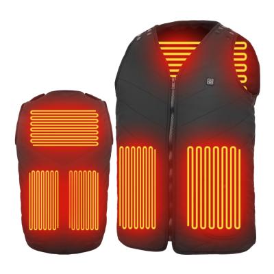 China Anti-wrinkle winter wholesale fashion men's heating shirt men's electric rechargeable heated jacket for sale