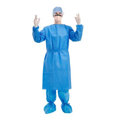 China 510K En 13485 Medical Disposable Surgical Gown 50gsm Non Woven for sale