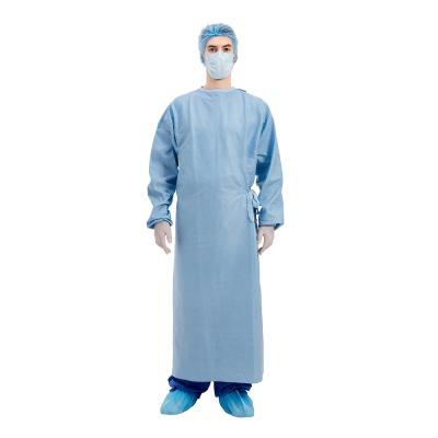 China Vestido quirúrgico médico disponible EN13795 del nivel 3 de AAMI en venta