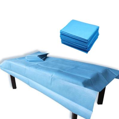 China Beauty Disposable Bed Cover Non Woven , 20-65gsm Disposable Massage Bed Covers for sale