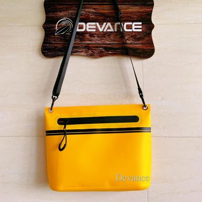 China Waterproof. Foldable bag. PVC Lightweight Waterproof Travel Body Bag Cross Pocket for sale