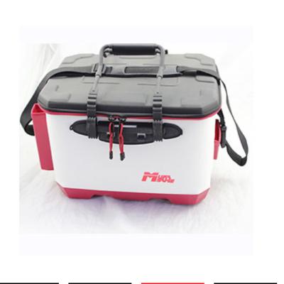 China Eco-Friendly Easy To Carry Durable Waterproof OEM EVA Fishing Bucket With Handle Fishing Tackle Box for sale