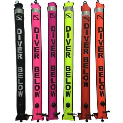 China 210D Nylon with TPU Coating SMB Diving Equipment Beacon Diver Below Marker Outdoor Beacon for sale