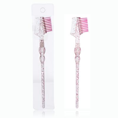 China Transparent Eyebrow Lash Comb Brush Eyelash Brush Particle Tube Toothbrush Pattern for sale