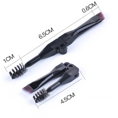 China Angular Blush New Pattern Single Branch Double Fold Eyebrow Brush Comb In Makeup Brushes for sale