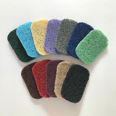 China Modern Hot Sale Prevent Mushy Creative PVC Soap Dish Mat Pad Soap Saver Silicone Non-Slip Soap Holder for sale