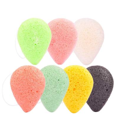 China Facial Makeup Cleansing Japanese Natural Konjac Sponge Konjac Sponge Facial Cleansing Konjac Sponge Free Sample for sale