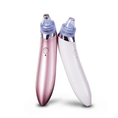 China For Home Use Blackhead Extractor Button Tools Vacuum Device Machine Vibrators White Black Head Remover for sale