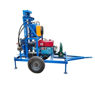 China Cultivates Electric Start Drilling Rig / 100m Well Deep Water Diesel Drilling Rig Machine for sale