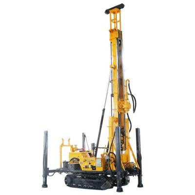 China Small Borehole Drill Rig Machine 300m Meter High Efficiency Crawler Water Well Drilling Rig Price Hydraulic Drilling Rig Price for sale