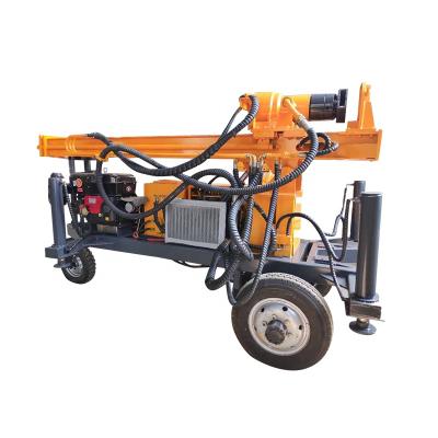 China JQZ-150 Lightweight High Efficiency Drilling Rig Trailer Mounted DTH Water Well Drilling Rig for sale