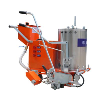 China Saves Fuel Stable Performance Dual Preheater Thermoplastic Road Marking Machine for sale