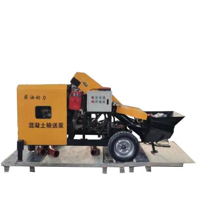 China Construction Engineering Portable Concrete Gasoline Low Price Diesel Power Concrete Pumps for sale