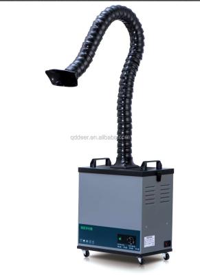 China Factory Fume Dust Extractor Single or Double Arm Laser Welding Fume Extractor, DER-QF Series for sale