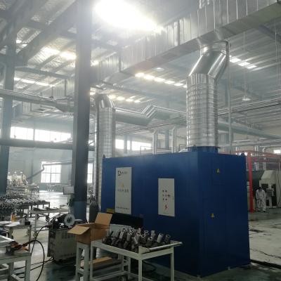 China Building Material Stores Filter Bag Polyester Dust Collector / Laser Cut Center Industrial Dust Collector for sale