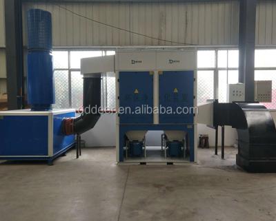 China Building Material Shops Industrial Central Type Dust Collector Machine With Fume Exhaust Fan For Industrial Air Ventilation for sale