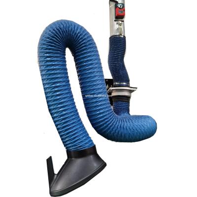 China PVC Steel Wire Reinforced Industrial Flexible Suction Arm Hose Air Fume Extraction Arm Hood for sale