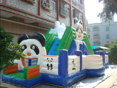 China Inflatable fun city / inflatable playground  / panda jumping playground fun city for sale