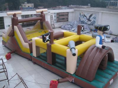 China inflatable obstacle course / inflatable pirate obstacle course for kids play for sale