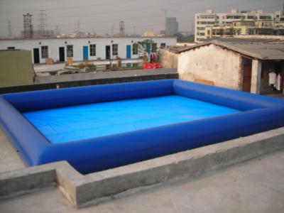 China Inflatable pool / inflatable water pool / giant blue pool with water ball for sale