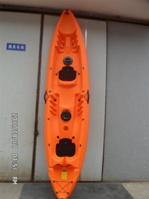 China Sit on top kayak / sit inside kayak / double seat kayak / fishing kayak orange for sale